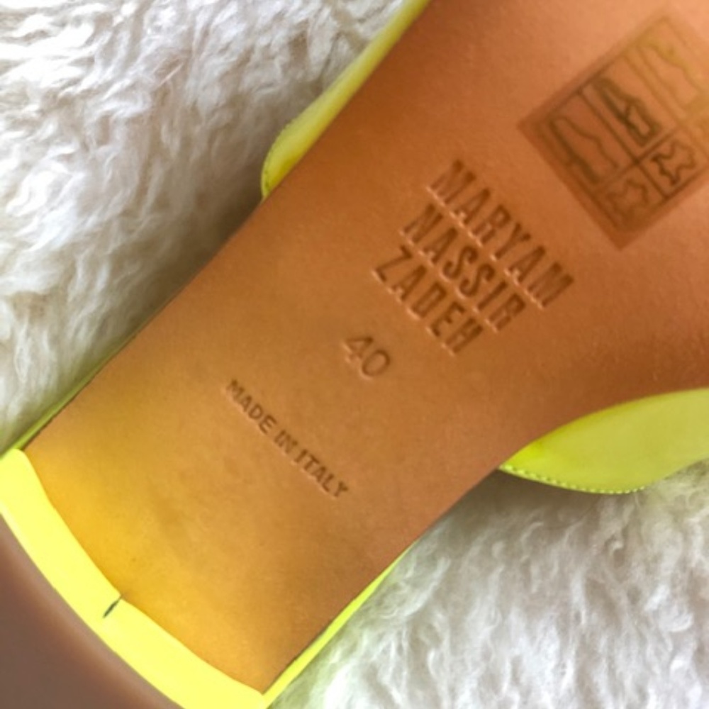 BRAND NEW Maryam Nassir Zadeh MNZ Sophie slides - Picture 8 of 8